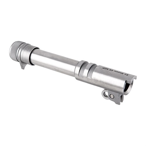 Ed Brown 9243-45-SR 1911 .45 ACP 4.25" Threaded Barrel Stainless Steel - View 3