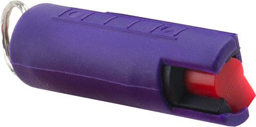 GuardDog Quick Action Pepper Spray 1/2 oz Purple UV Dye Keychain - View 2