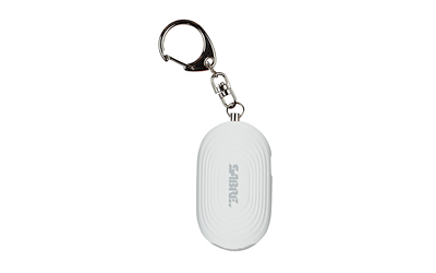 Sabre 2-in-1 Alarm 130db 20 Lumen LED Light Snap Hook White - View 2