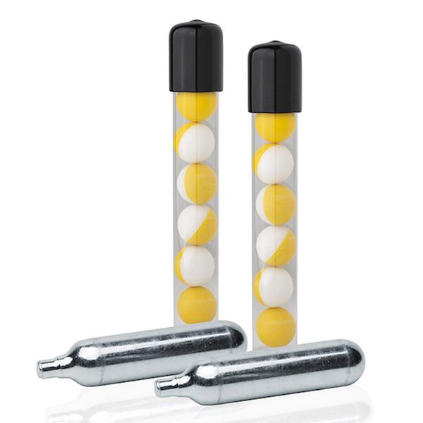 Security Equipment SPINERTR01 14 Inert Projectiles 2 CO2 Cartridges - View 2