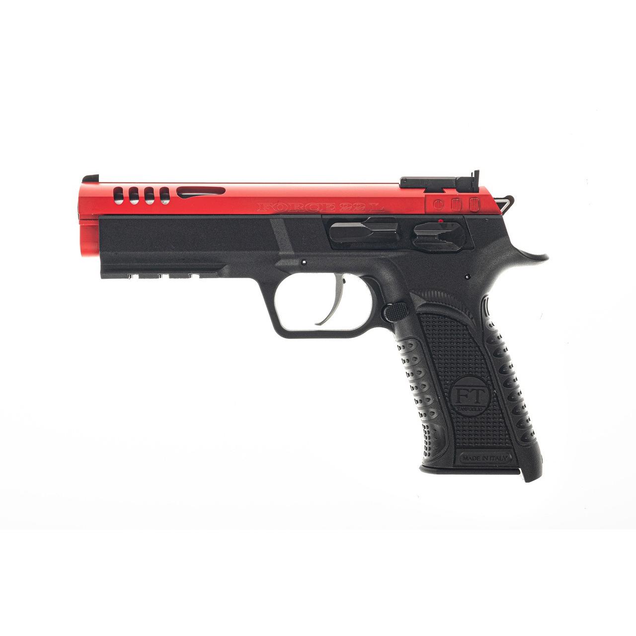 Tanfoglio TFFORCE22 Force 22 LR 10+1 4.40" Stainless Steel Barrel Red - View 2