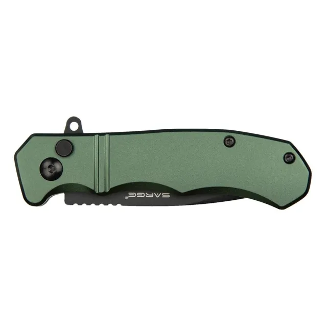 Sarge Knives Command Army Green Turbo Lock Folder - View 2