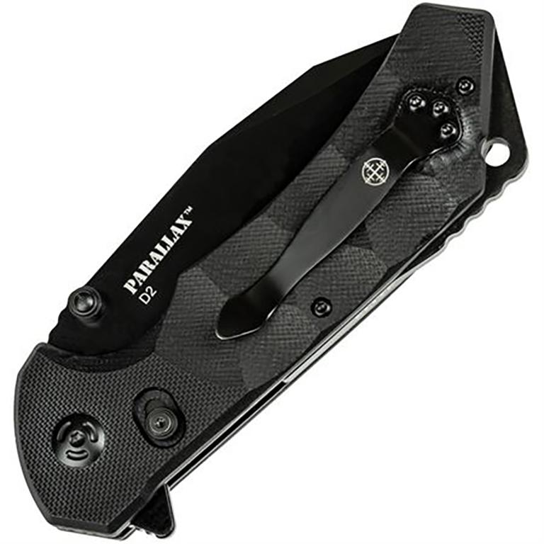 Master Cutlery ET-FDR005BK Elite Tactical Folding Knife 3.5" Blade Black - View 2
