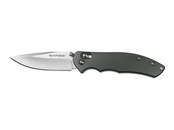 Sarge Onyx Gray Rock Lock Folder - View 2