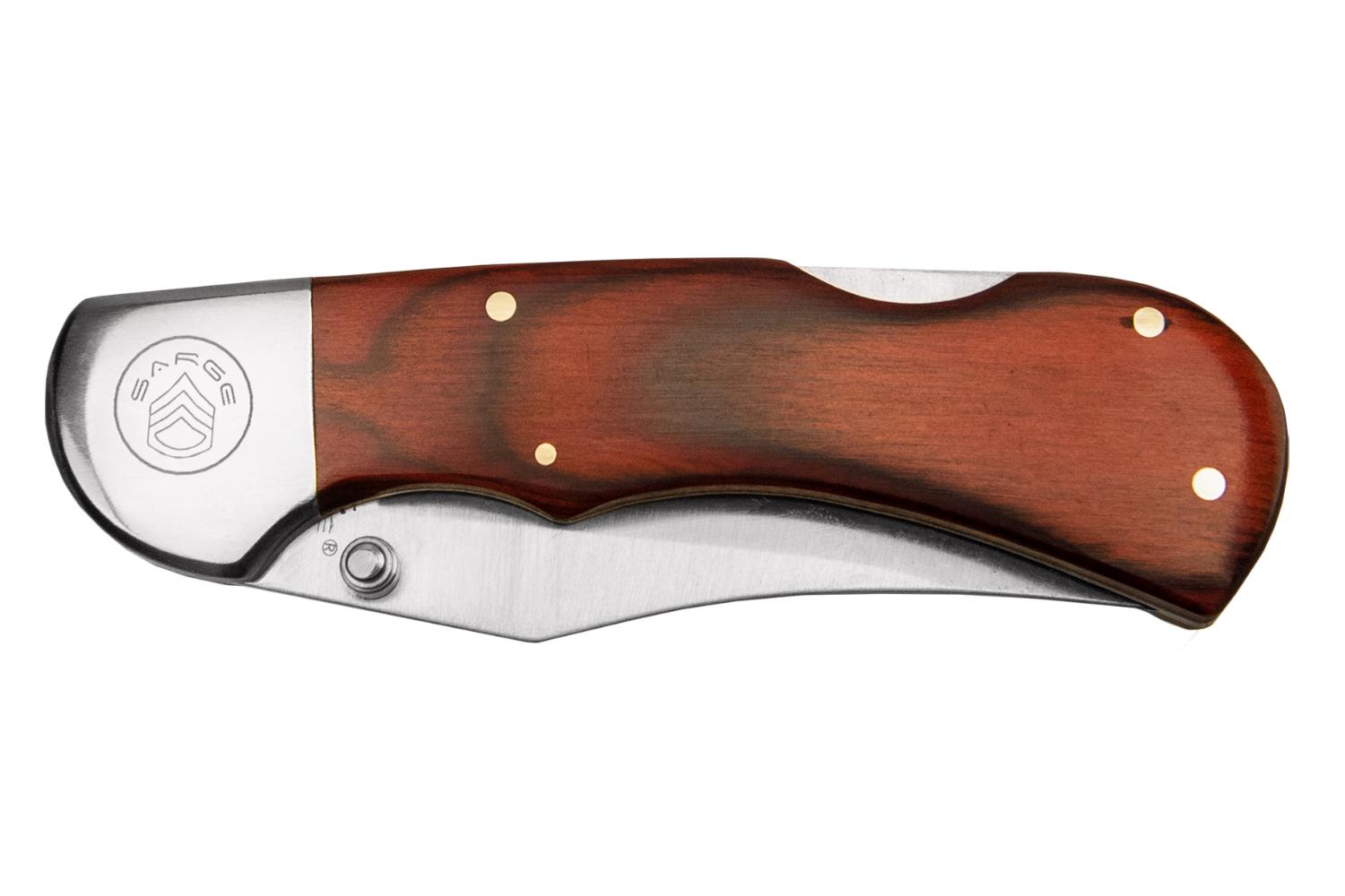 SARGE SK-404 1-Blade Lockback Knife, Pakkawood Handle, 2.75-Inch Blade - View 2