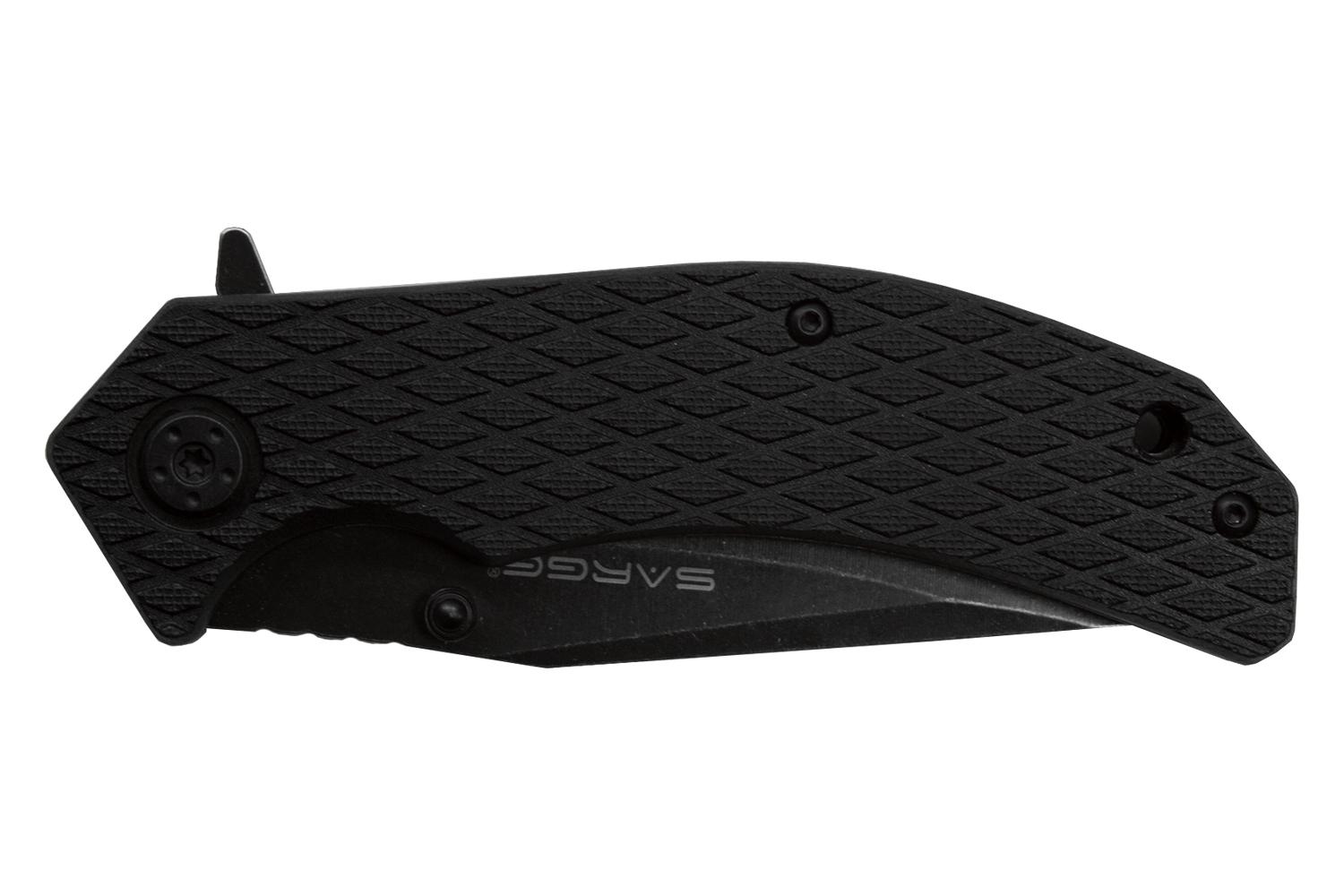 Sarge Knives Shadow - Stonewashed Swift Assist Folding Knife - View 2