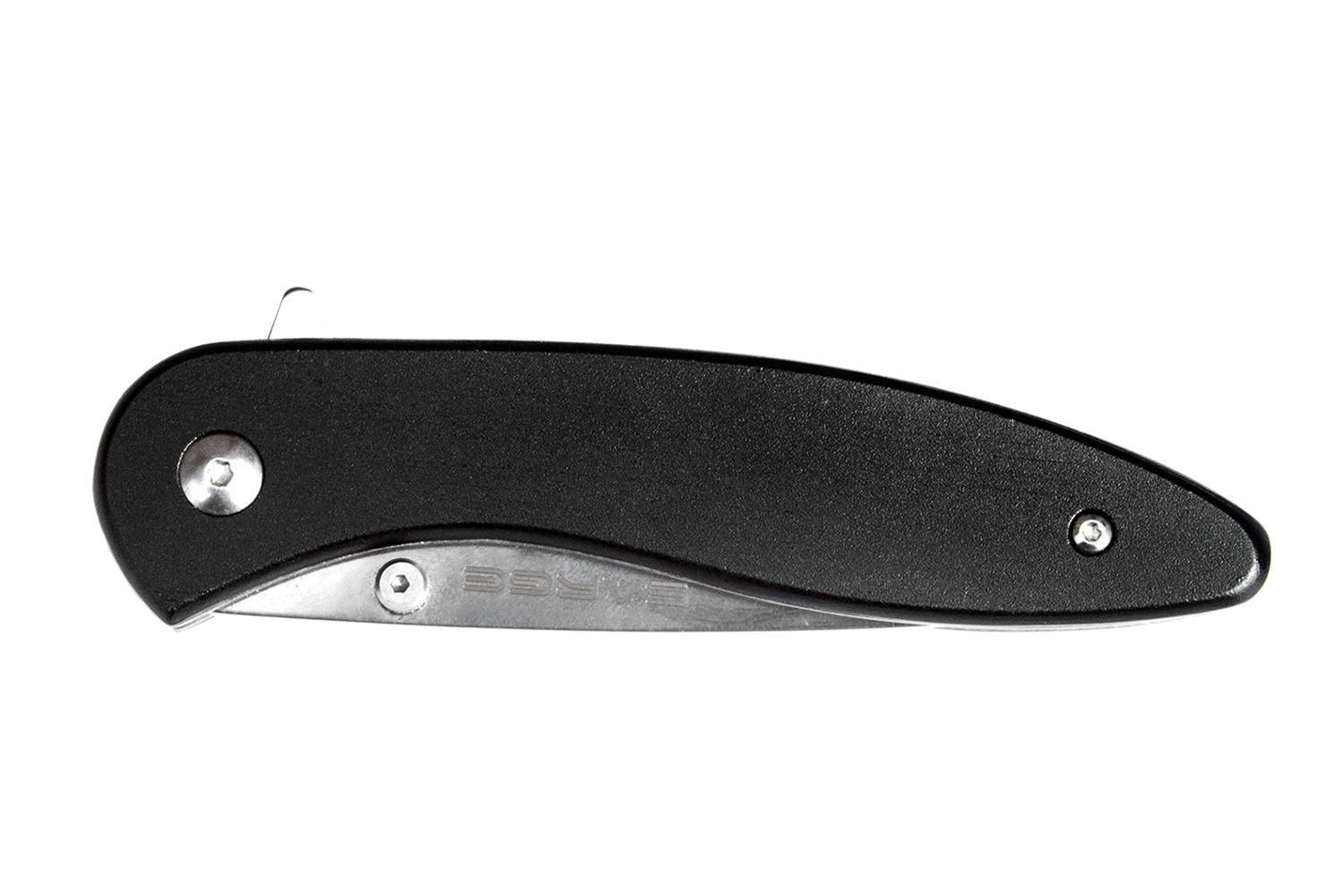 SARGE SK-820 Hornet 3.25" Black Aluminum Swift Assisted Knife - View 2