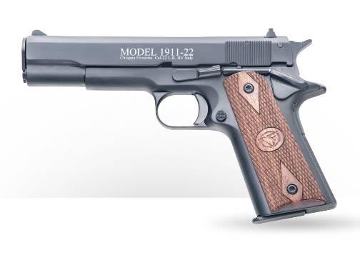 Chiappa 401.038 1911-22 Pistol 22 LR 10+1 5" Blued Barrel Wood Grips - View 2