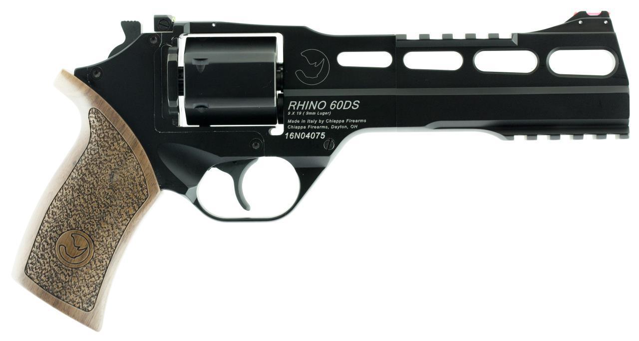 Chiappa Firearms 340167 Rhino 60DS Large Frame 9mm Luger 6 Shot 6"... - View 2