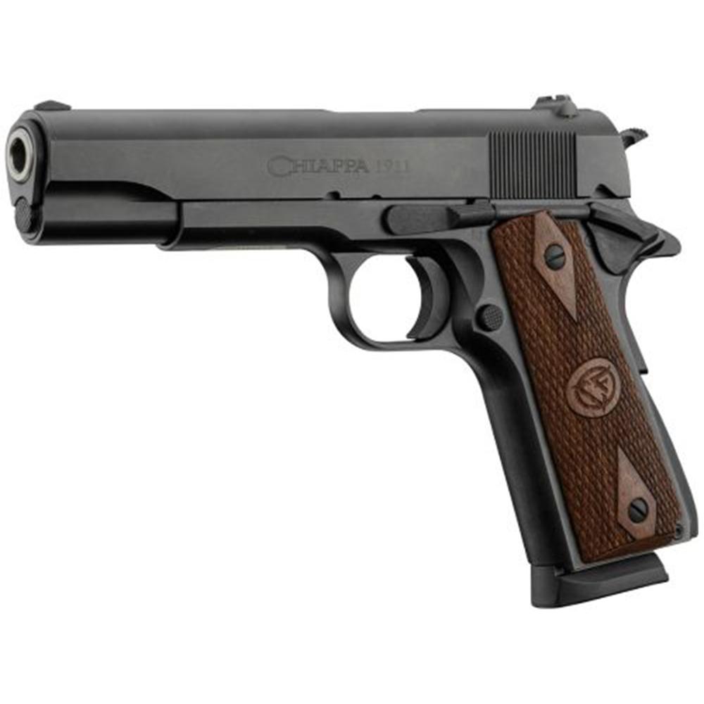 Chiappa 1911 Field Grade Pistol 45 ACP 5 in. Black w/ Walnut Grips 8 rd. - View 2