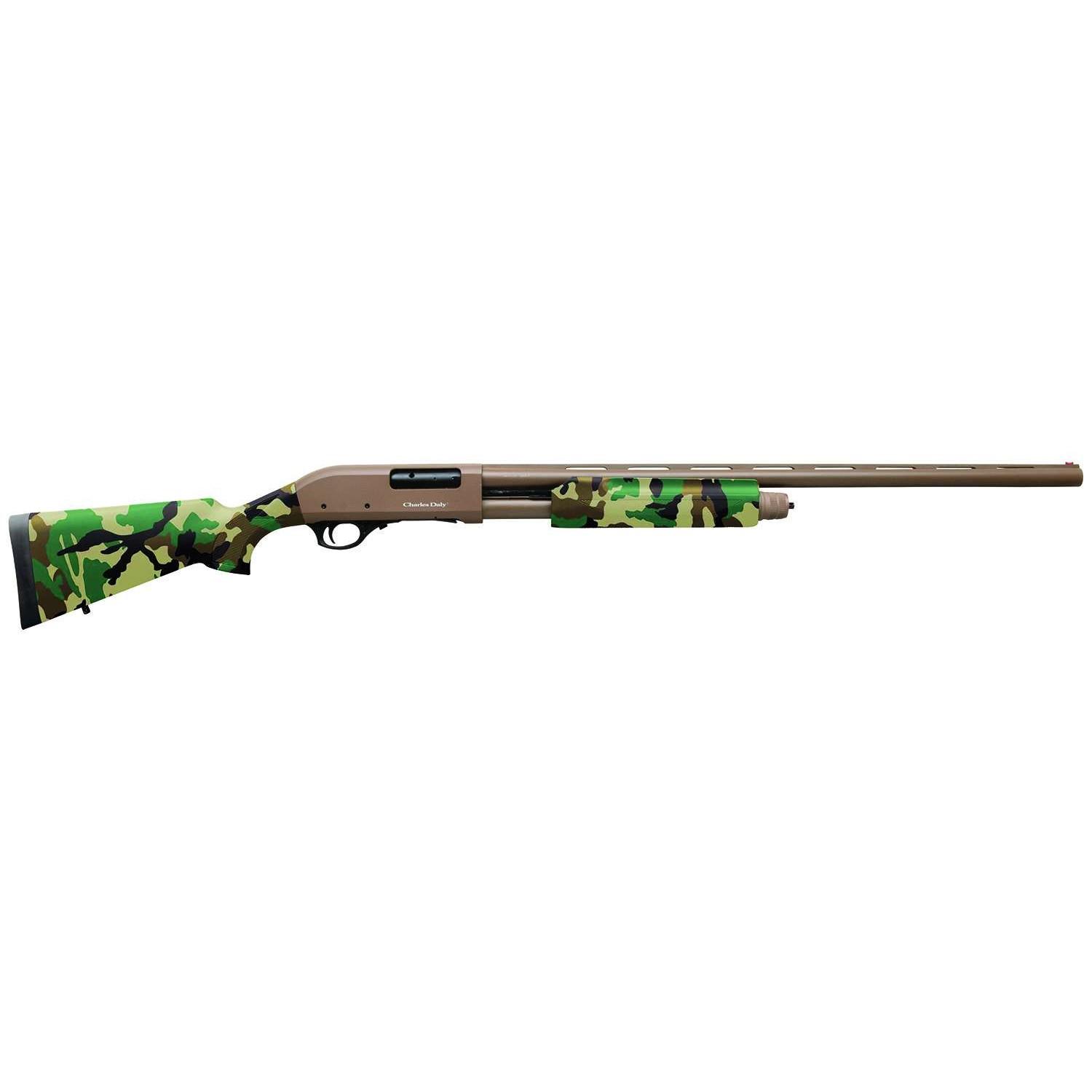 Charles Daly 930330 301 12 Gauge Pump 28" Camo Stock 3 Choke Tubes - View 2