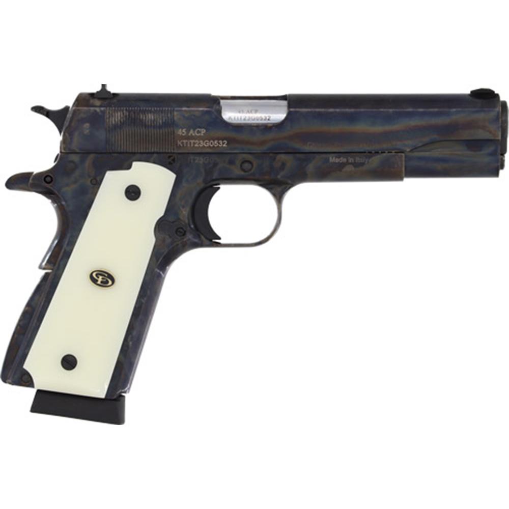 Charles Daly 440191 1911 Field .45ACP 5" Case Colored Ivory Grips - View 2