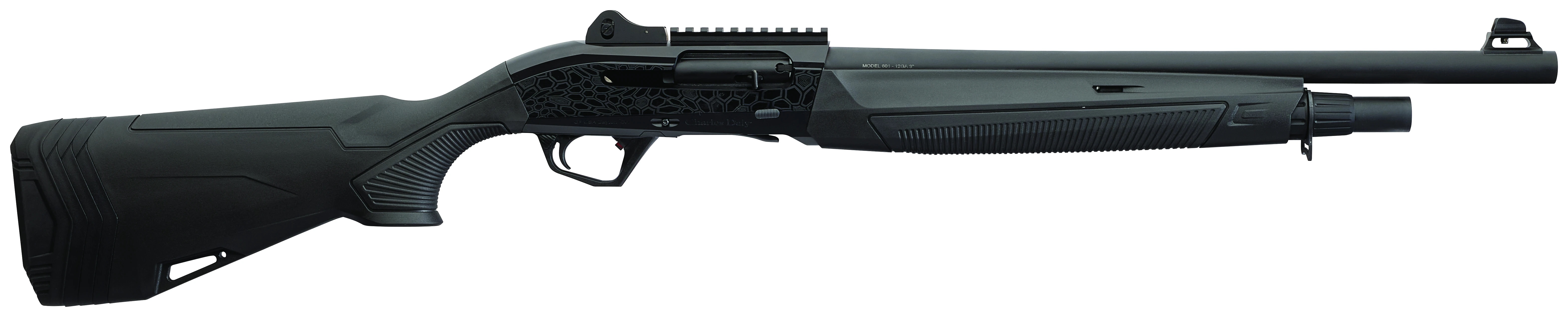 Charles Daly 930.401 12 Gauge 601 SA Sport 3" 20" Black Synthetic - View 2