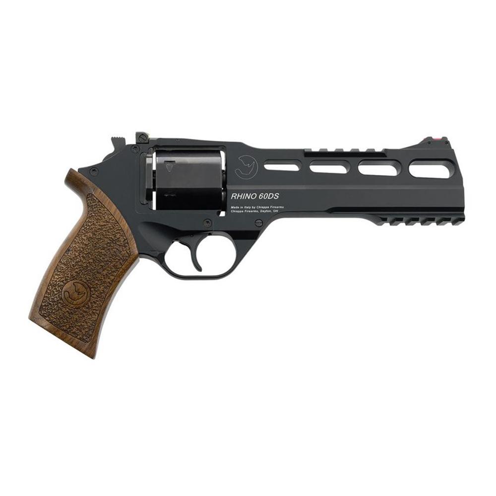 Chiappa Rhino 60 DS Revolver 10mm 6 in. Black w/Walnut Grip 6 rd - View 2