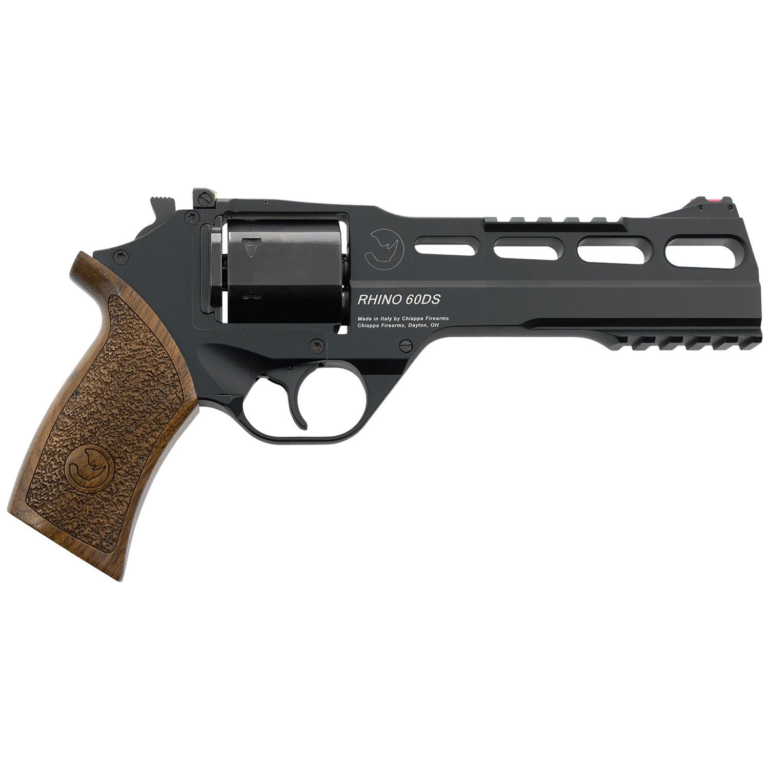 Chiappa Rhino 60 SAR Revolver 10mm 6 in. Black w/Walnut Grip 6 rd - View 2