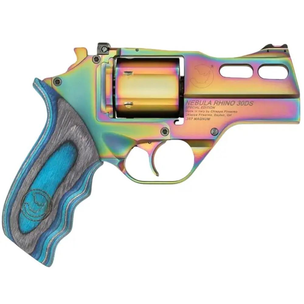 Chiappa Rhino 30 DS Revolver 357 Mag 3 in. Nebula w/FO Front Sight 6rd - View 2