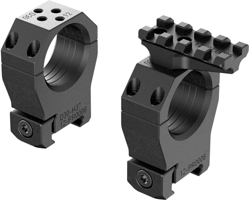 Audere PR0008 Scope Rings PSR 30mm Gen III High w/Level Black - View 2