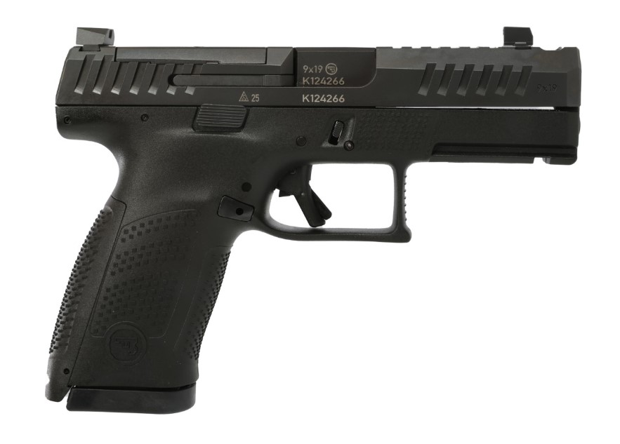 CZ 01578 CZ P-10 Compact 9mm 4.02" Black Polycoat Semi-Auto Pistol - View 2
