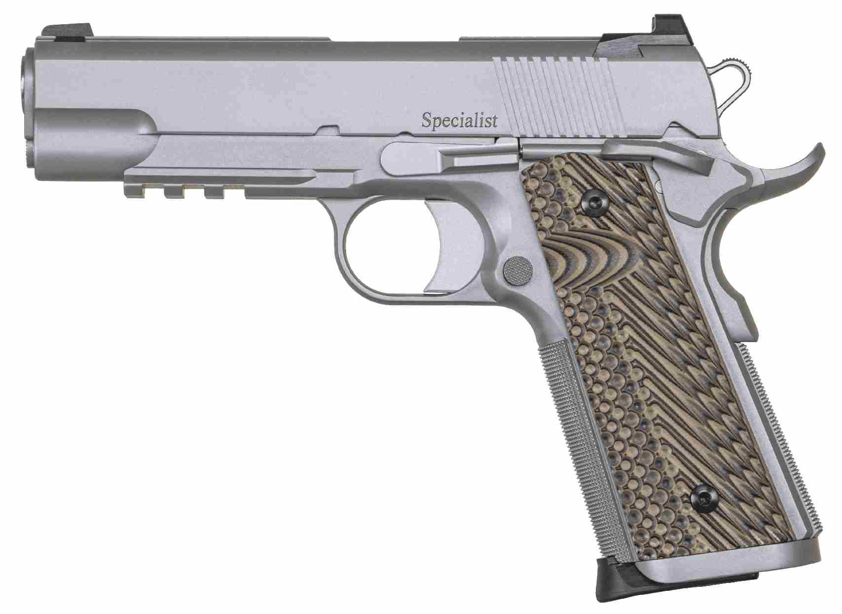 Dan Wesson Specialist 10mm Stainless Steel 5" Barrel 8rd G10 Grips - View 2