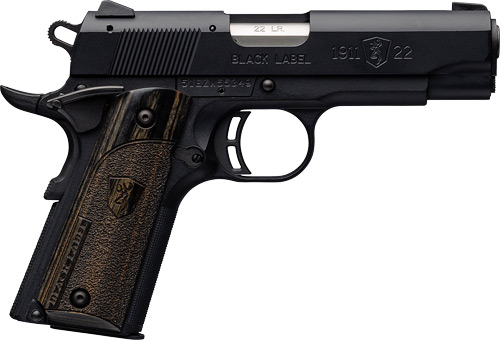 Browning 1911-22 Black Label Compact 22 LR 3.63 in Matte Black 10+1 - View 2
