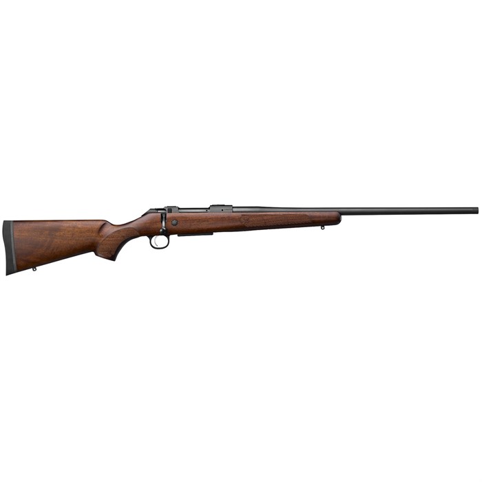 CZ 600 Plus American Rifle 243 Win 20 in. Walnut w/Drill&Tap Threaded 5 rd. - View 2