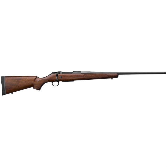 CZ 600 Plus American Rifle 6.5 CM 24 in. Walnut w/Drill&Tap Threaded 5 rd. - View 2