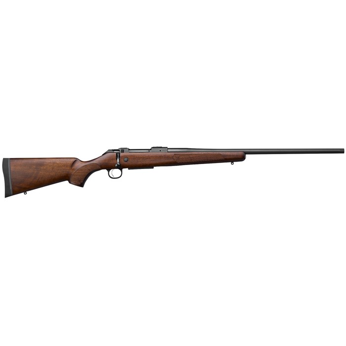CZ 600 Plus American Rifle 270 Win 24 in. Walnut w/Drill&Tap Threaded 5 rd. - View 2