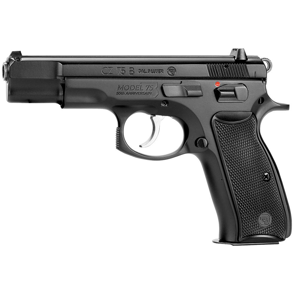 CZ 75 BD 50th Anniversary Elite Pistol 9 mm 4.6 in. Black w/Decocker 16 rd. - View 2