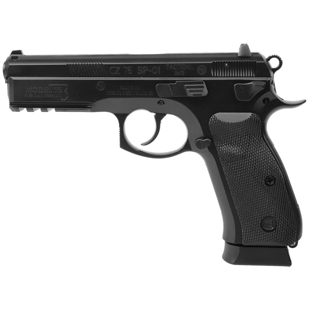 CZ 75 SP-01 Tactical 50th Anniversary Elite Pistol 9 mm 4.6 in. Black w/Ambi Decocker 19 rd. - View 2