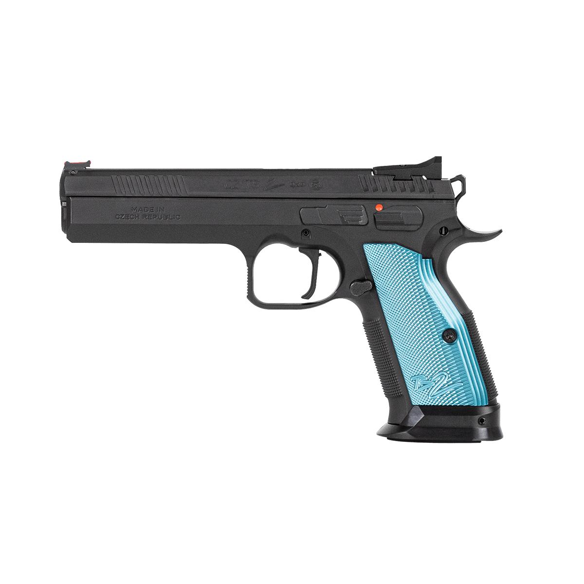 CZ-USA 91220 TS 2 9mm Luger 20+1 5.28" Blued Steel Barrel Black... - View 2