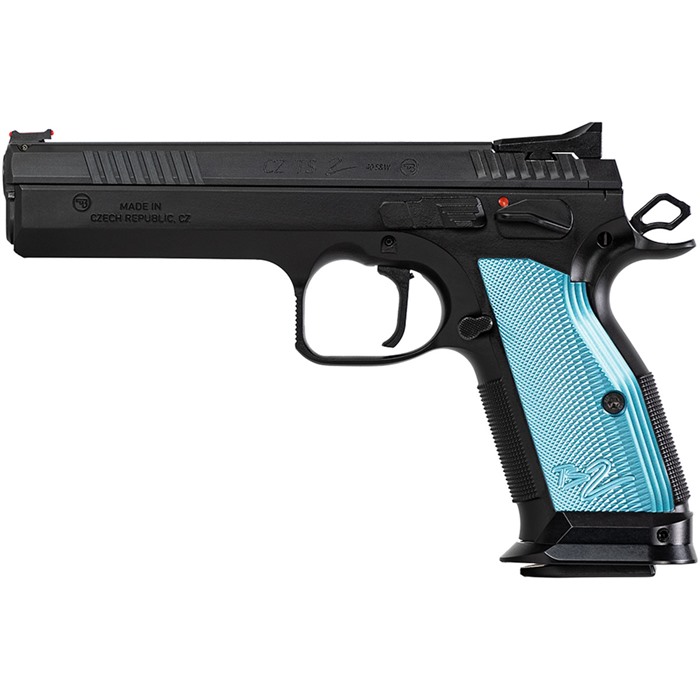 CZ-USA TS 2 40 S&W 17+1 5.28" Bull Barrel Black Fiber Optic Sights - View 3