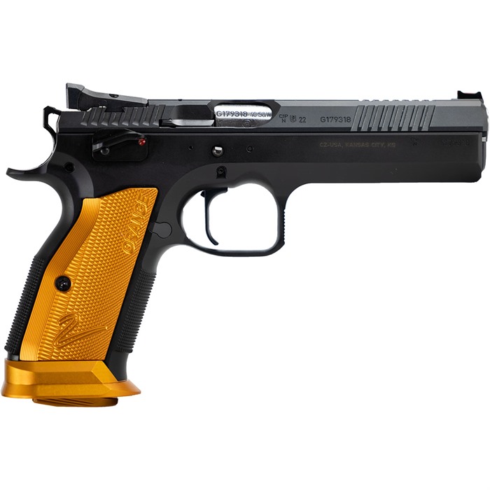 CZ TS 2 Orange 40 S&W 5.2in 17rd FO Front/Fixed Rear Semi-Auto Pistol 91265 - View 2