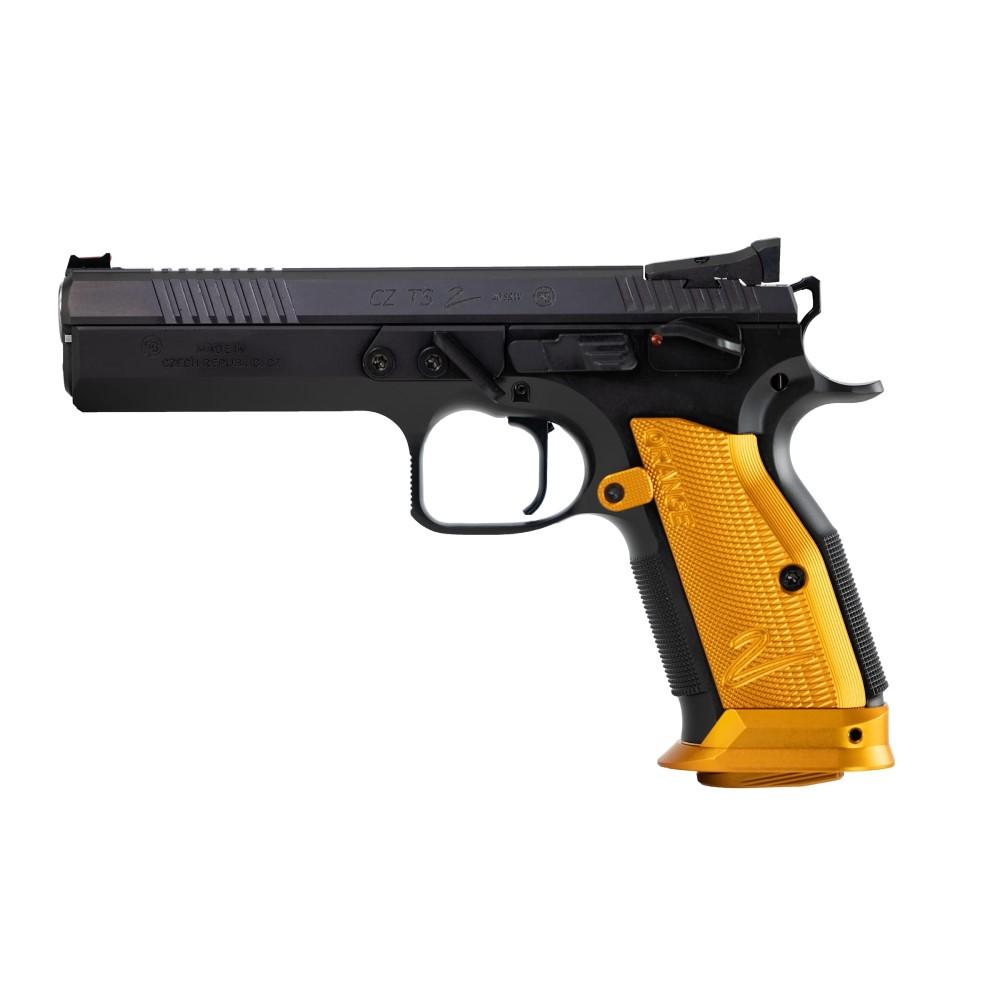 CZ-USA 91266 TS 2 9mm Luger 20+1 5.28" Stainless Bull Barrel Black... - View 2