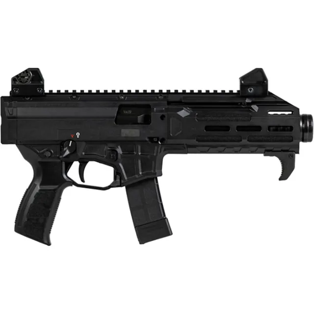 CZ-USA 91431 Scorpion 3+ 9mm Luger 20+1 7.80" Black Threaded Barrel... - View 2