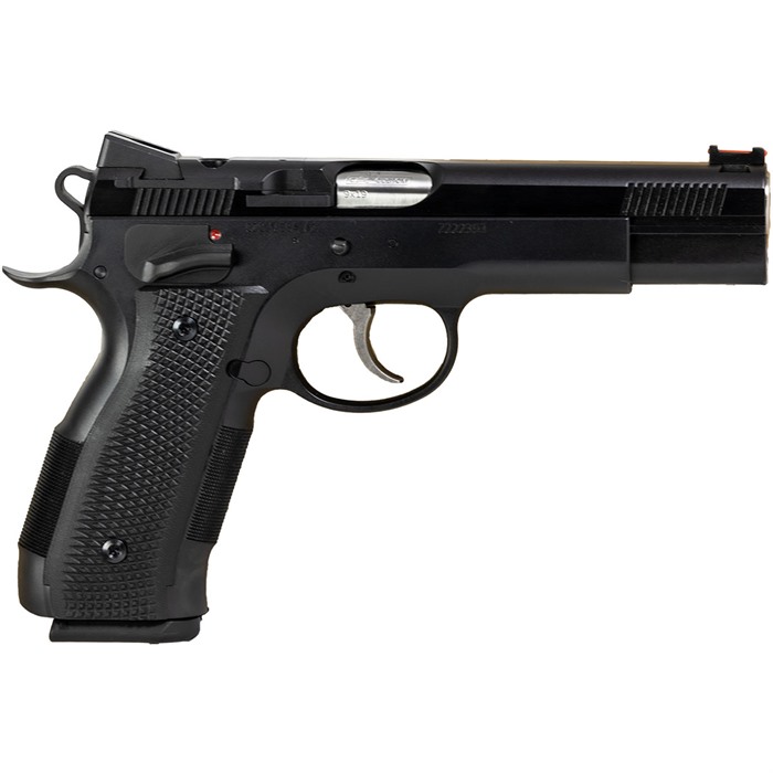 CZ A01-SD Custom 9mm Luger Pistol 4.93" Bull Barrel Fiber Optic Sights - View 2