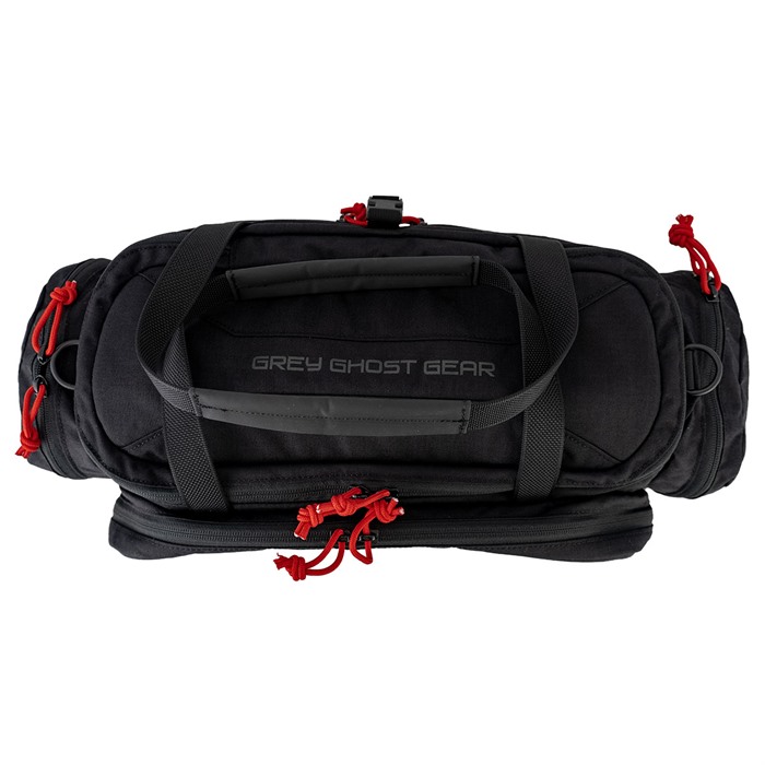 Grey Ghost Gear 60200-2 Range Bag 9x20x7 500D Nylon Black/Red Zippers - View 2