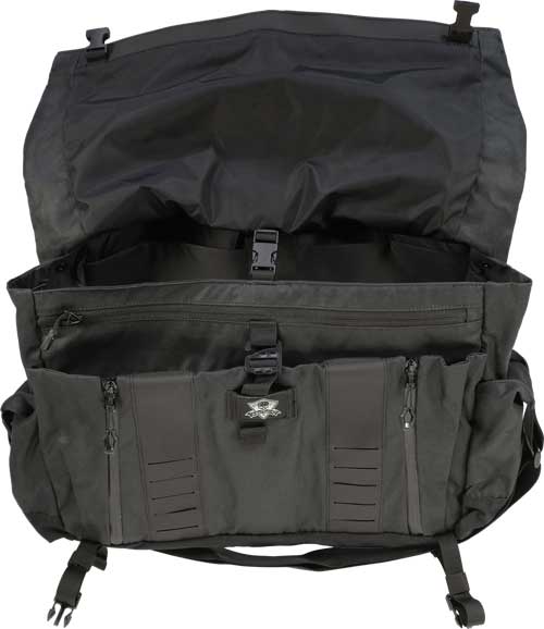 Grey Ghost Gear GTG5906BLK Wanderer Bag 2.0 Waxed Canvas Black - View 2