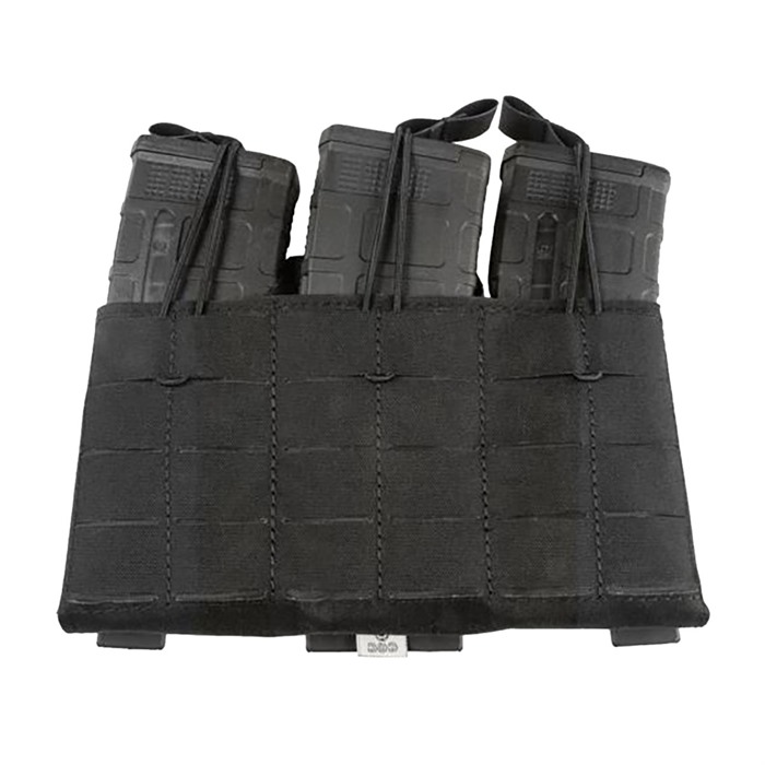 Grey Ghost Gear GTG0384-2 Triple 5.56 Mag Panel Black - View 2