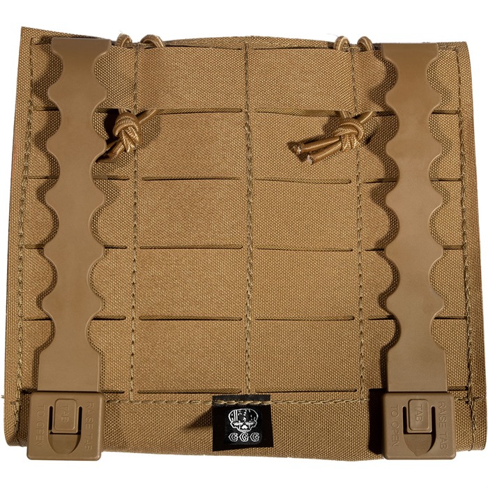Grey Ghost Gear 1051-14 Double 7.62 Mag Pouch Laminate Coyote MOLLE - View 2