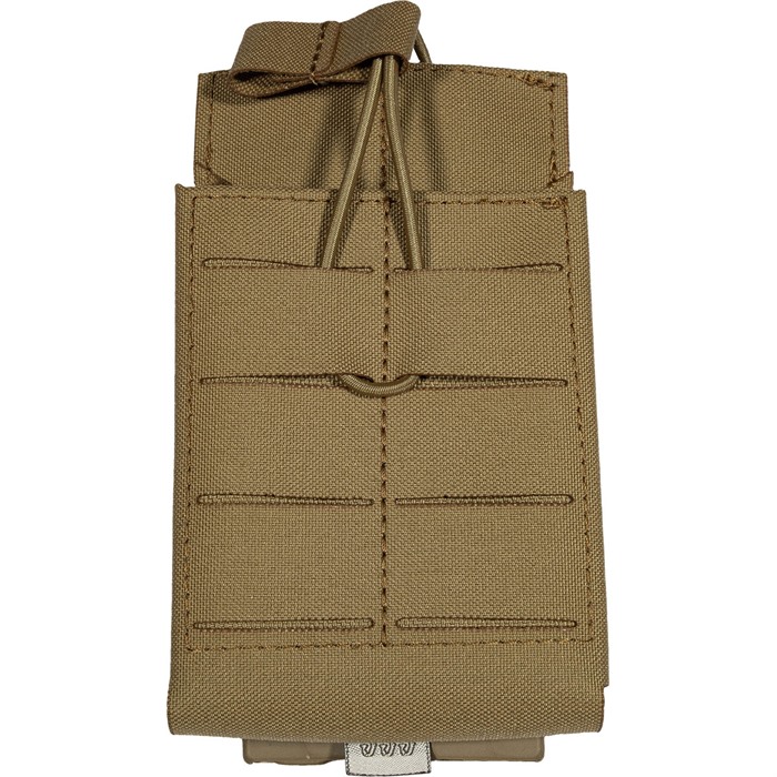 Grey Ghost Gear 1053-14 Single 7.62 Mag Panel Coyote Brown MOLLE Pouch - View 2