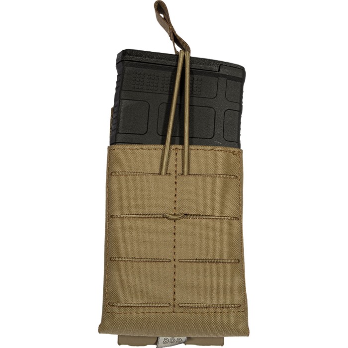 Grey Ghost Gear 1053-14 Single 7.62 Mag Panel Coyote Brown MOLLE Pouch - View 3