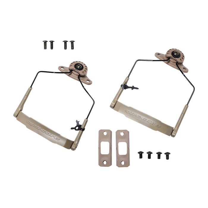 Unity Tactical HLM-MAFK Modular Attached Rail Kit 2.0 FDE Ops Core - View 2