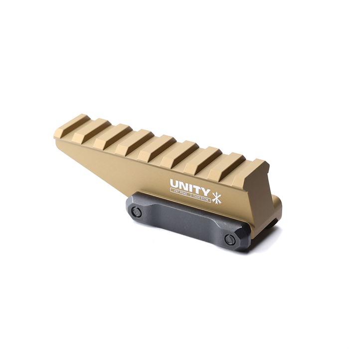 Unity Tactical FAST Red Dot Riser Direct to Picatinny Anodized FDE FST-ORAF - View 2