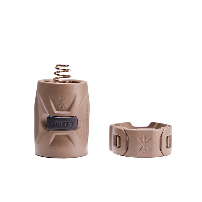Unity Tactical GCSFBCFDE USB-C Tailcap Flat Dark Earth 0.6 oz Polymer - View 3