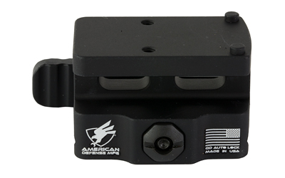American Defense AD-RMR-LW-10-STD QD Mount Lightweight Co-Witness Black - View 4
