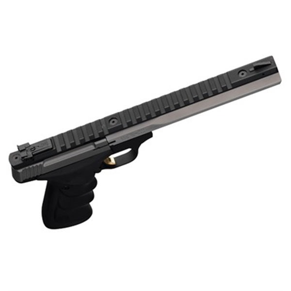 Browning Buck Mark Contour 22 LR 10+1 7.25" Barrel, Matte Stainless Slide, Matte Black Frame, Finger Grooved Ultragrip RX Grip - View 5