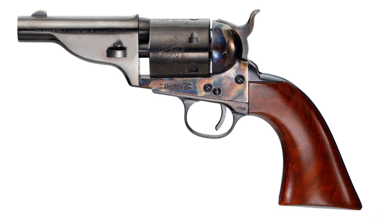 Taylors & Company The Hickok Open Top Revolver 45 Colt 3.5" Barrel 6Rd Cap - View 2