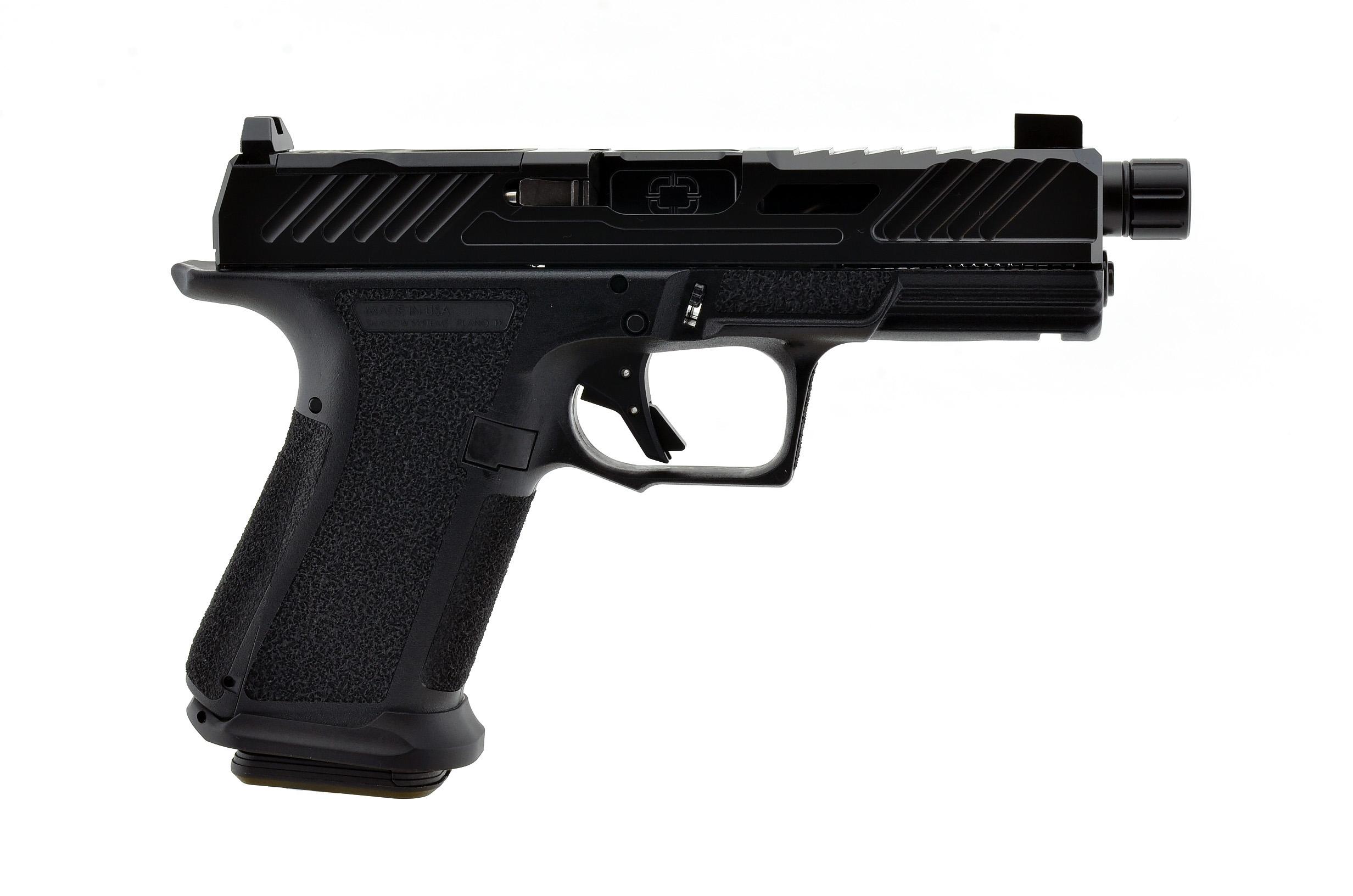Shadow Systems MR920 Elite 9mm Semi-Auto Pistol, Black, Threaded - View 2