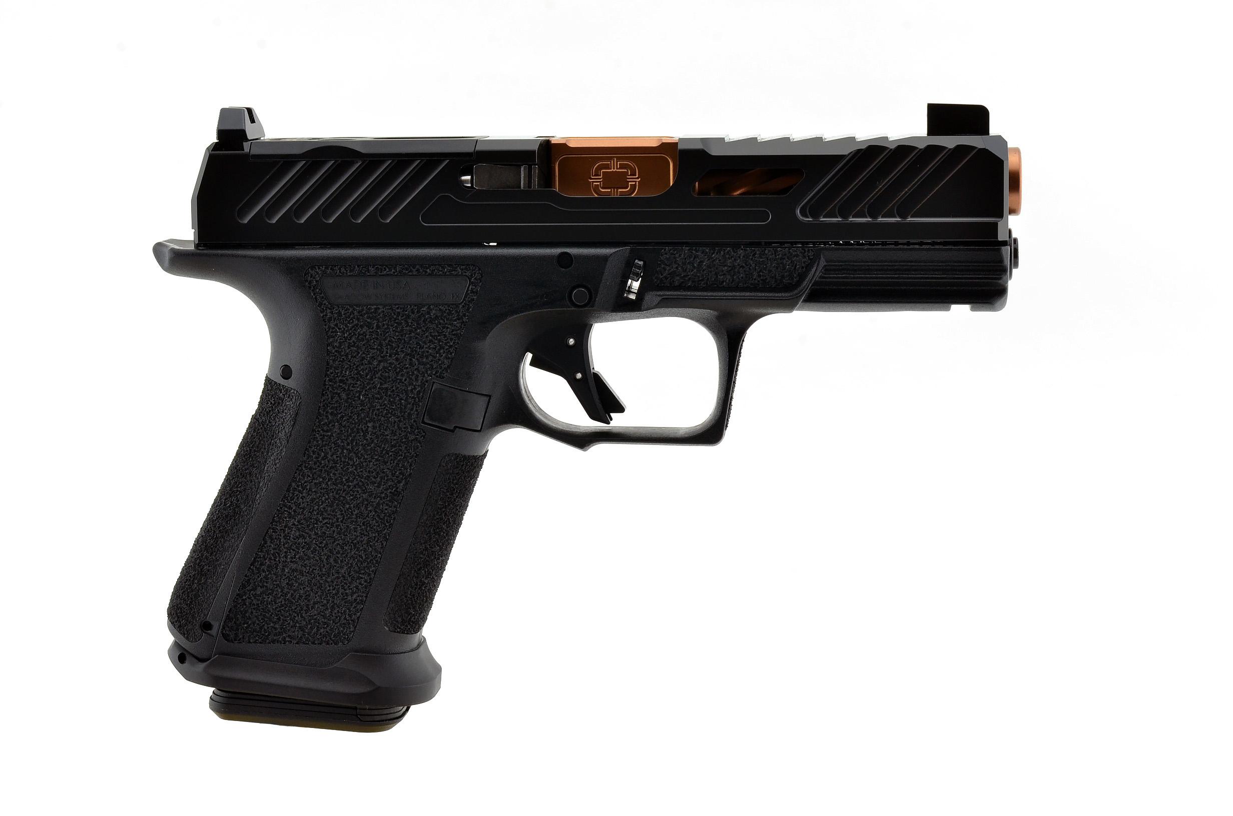 Shadow Systems MR920 Elite 9mm Compact Pistol, Black Frame, Bronze Barrel, 15+1 Capacity - View 2