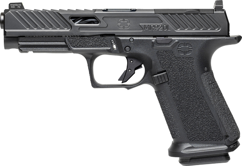 Shadow Systems MR920L Elite 9mm Long-Slide Black Pistol with Optic Cut, Spiral-Fluted Barrel, and Adjustable Grip - View 2